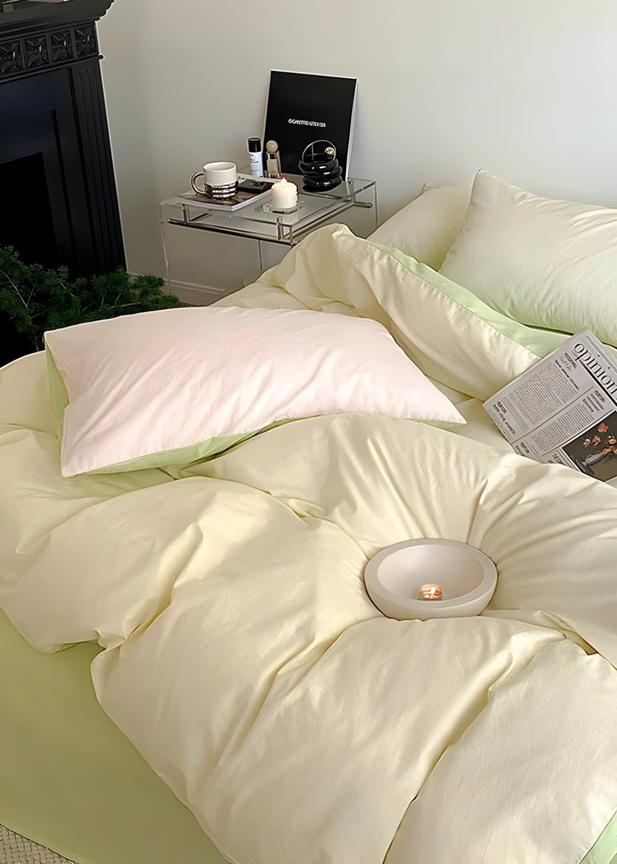 SunriseDream Set - Mjuk Duo Färgad Sängset Carvallo