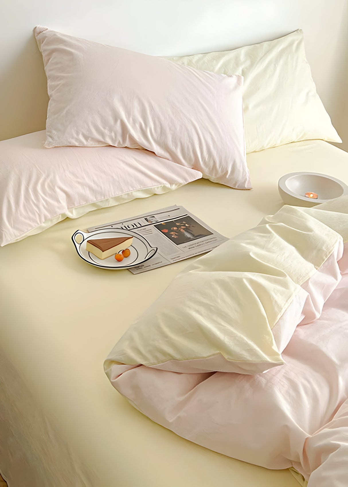 SunriseDream Set - Mjuk Duo Färgad Sängset Carvallo