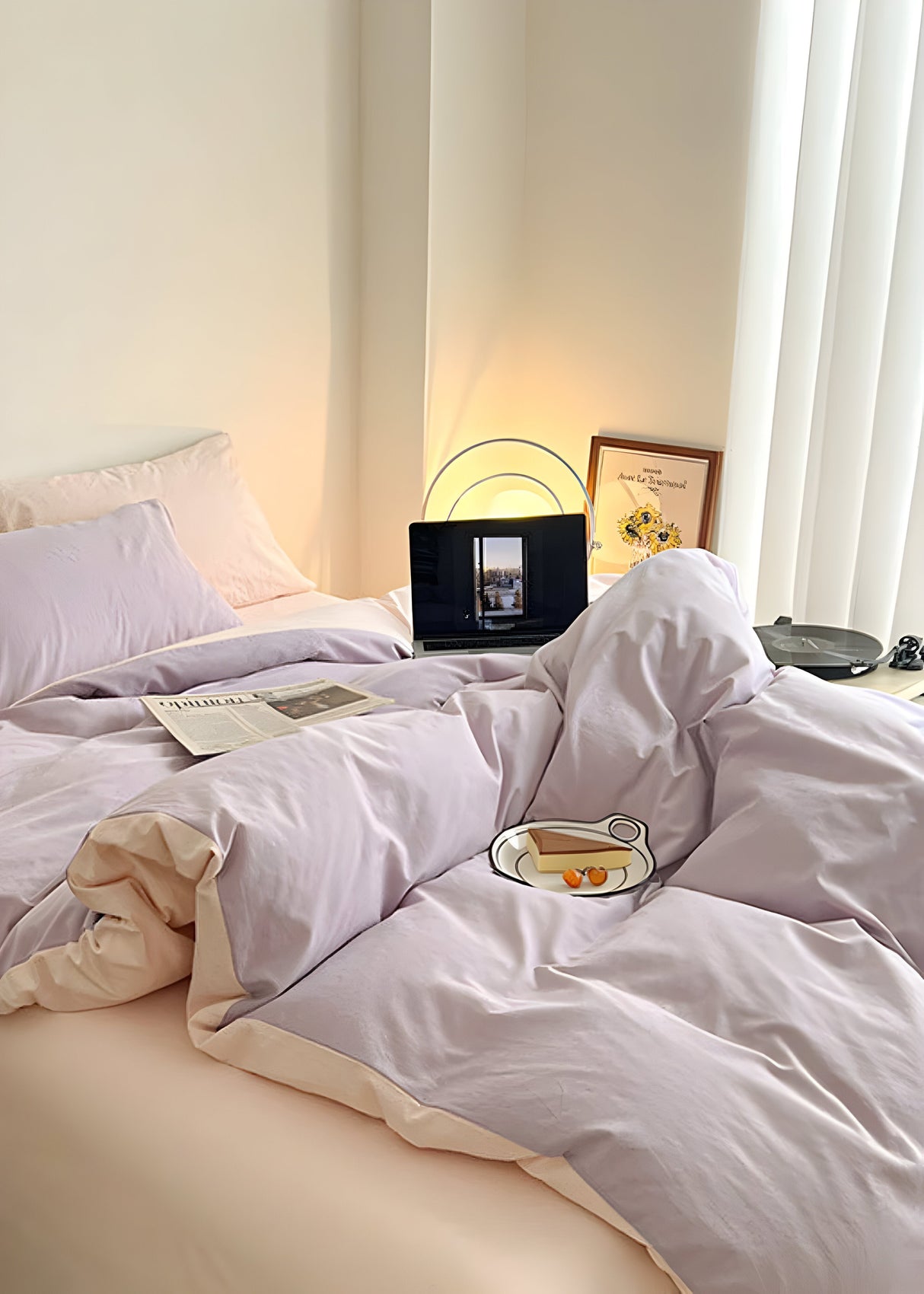 SunriseDream Set - Mjuk Duo Färgad Sängset Carvallo