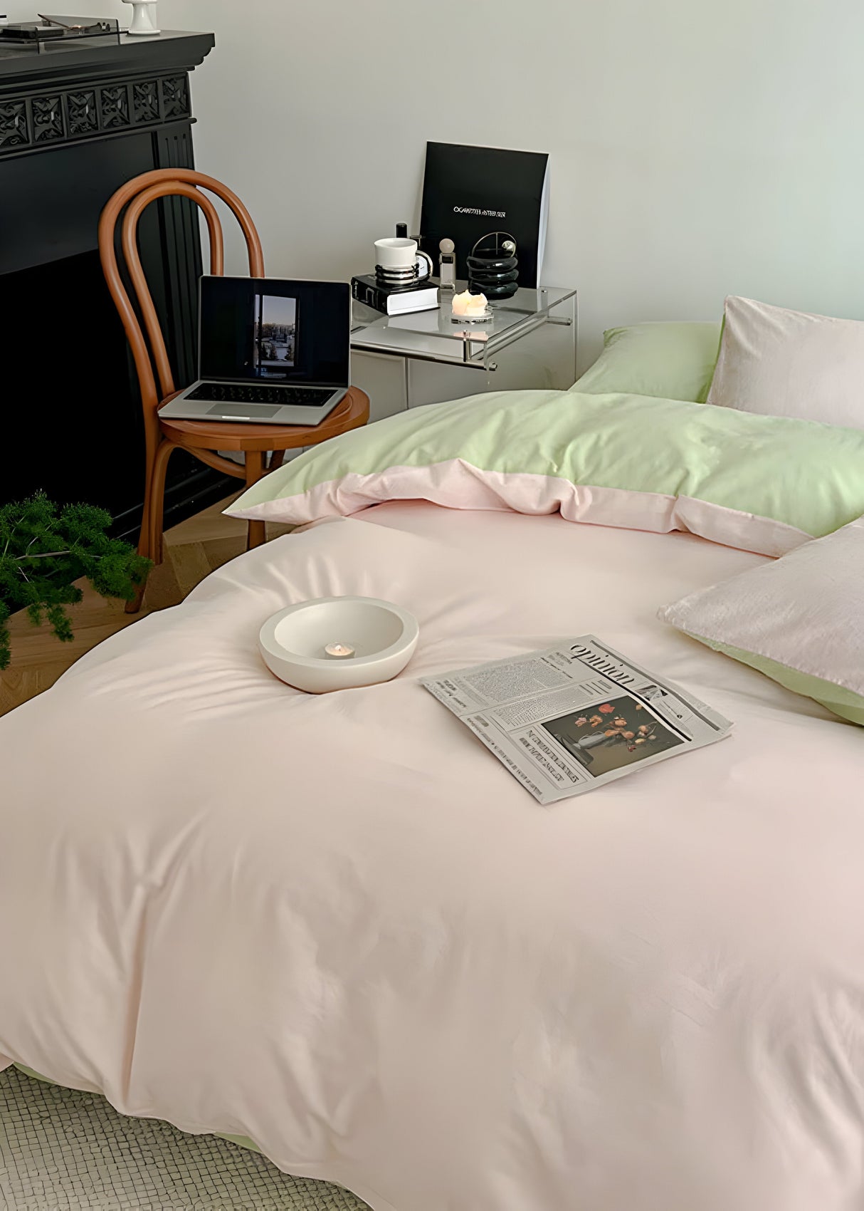 SunriseDream Set - Mjuk Duo Färgad Sängset Carvallo