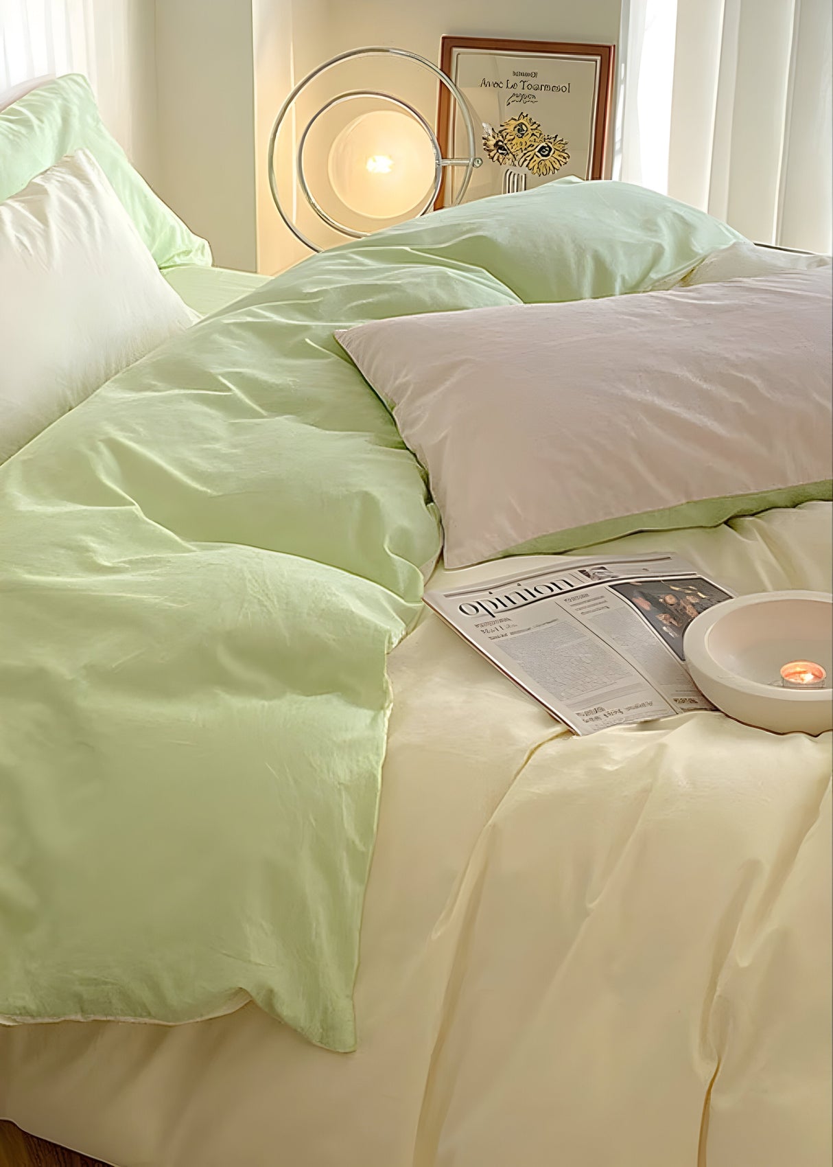 SunriseDream Set - Mjuk Duo Färgad Sängset Carvallo