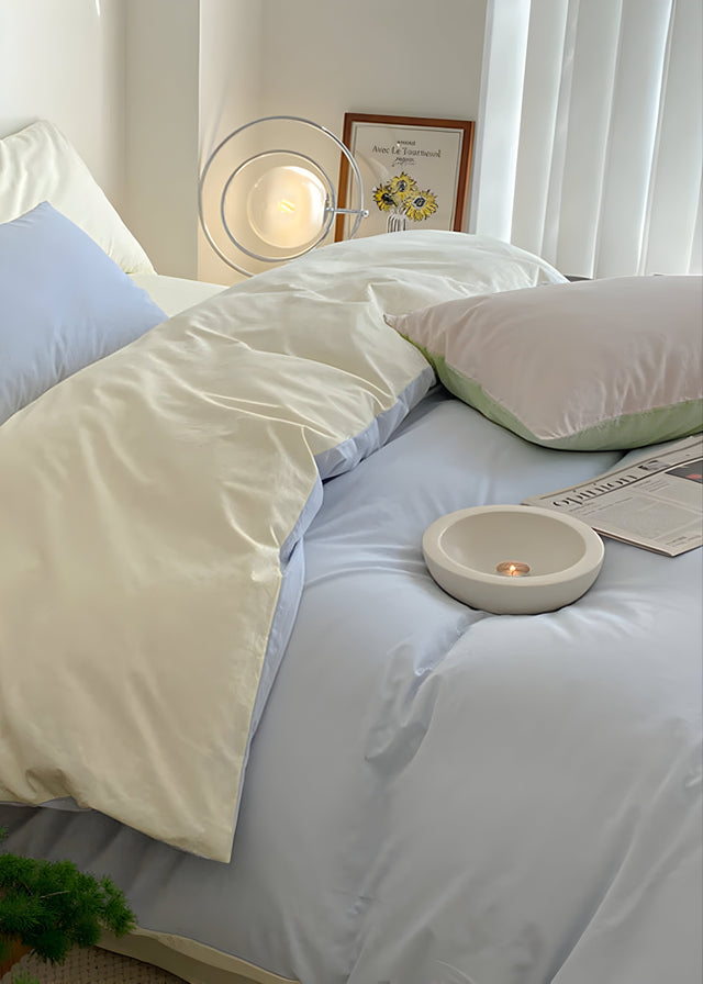 SunriseDream Set - Mjuk Duo Färgad Sängset Carvallo