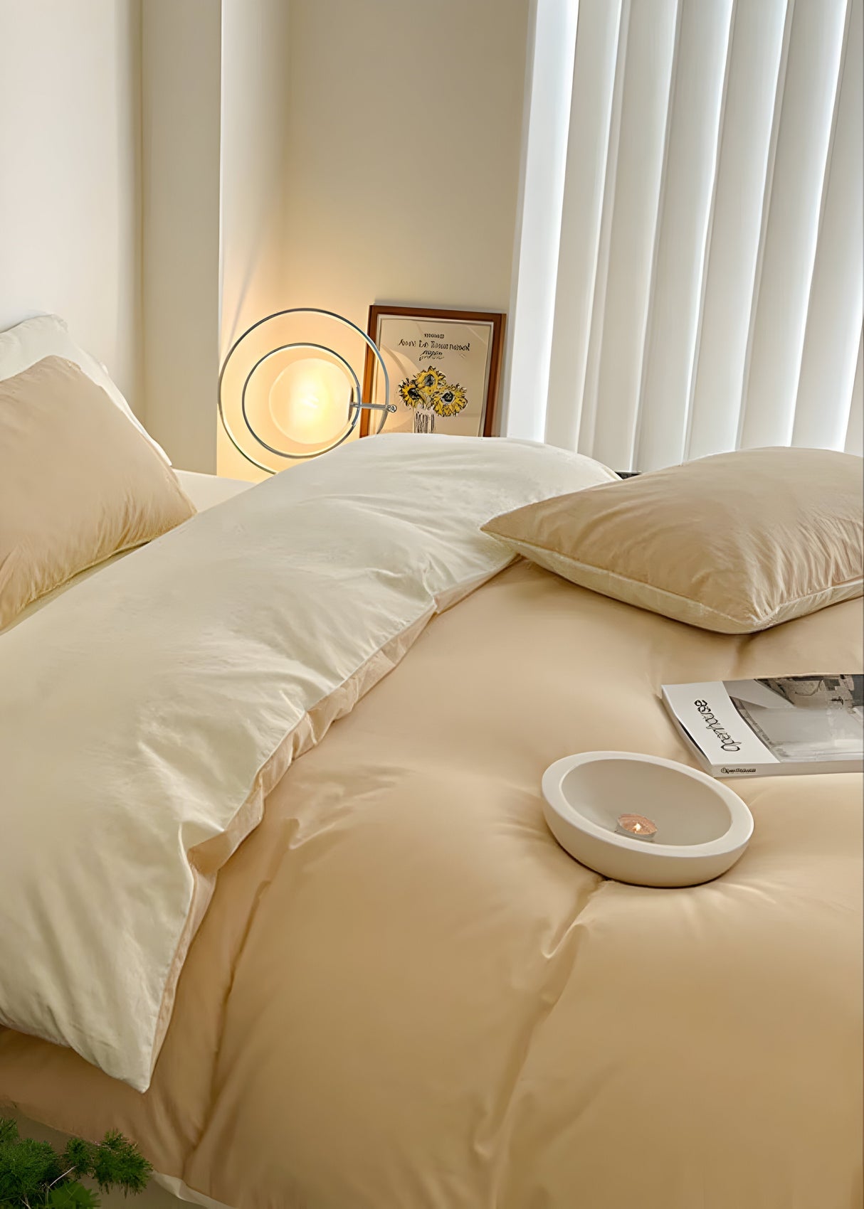 SunriseDream Set - Mjuk Duo Färgad Sängset Carvallo