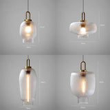 Klar Mattglas Taklampa för Kök Carvallo