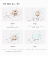 Pet Vatten Fontän Tyst Plast Skål Dispenser Carvallo