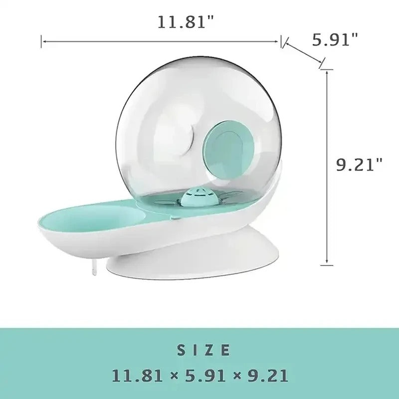 Pet Vatten Fontän Tyst Plast Skål Dispenser Carvallo