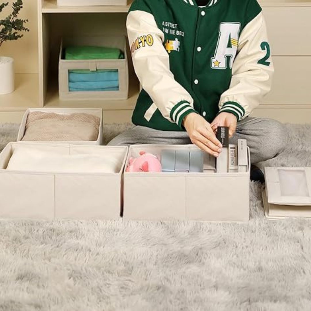 Fällbar garderobsorganisationshjälp låda Carvallo