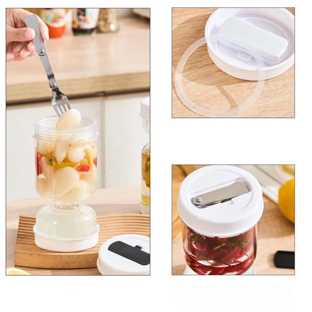 Praktiskt inläggsglas med vattensil Carvallo