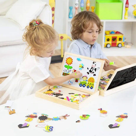 Montessori Ritbräda och Magnetpussel 2-i-1-VaruZ-Hemnix