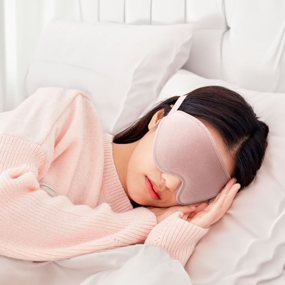 Carvallo – Lyxig 3D Memory Foam Sömnmask för Ultimat Mörker och Komfort Carvallo