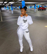 Rosa Letter Print Träningsoverall-Clothes for women-Hemnix-Hemnix