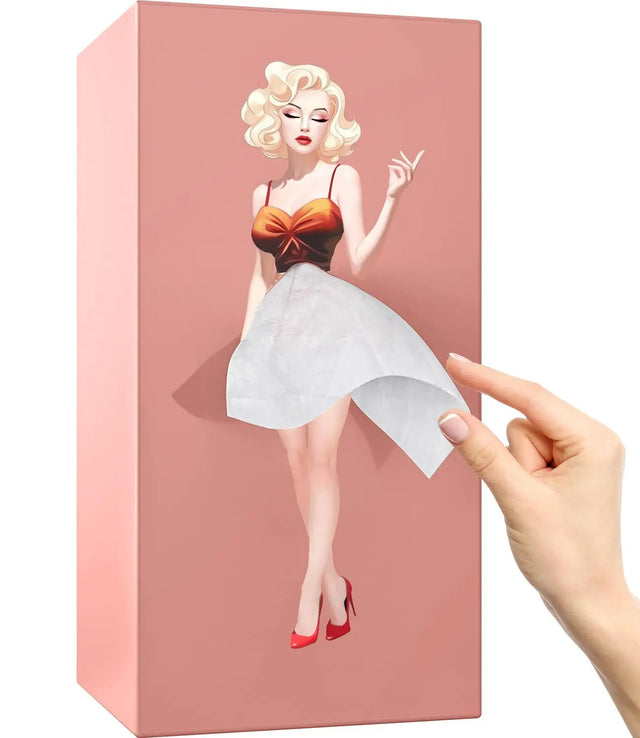 Flygande kjol vävnadslåda Carvallo