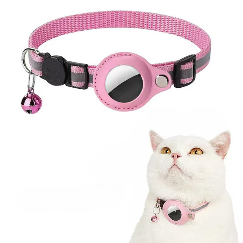 Katt Halsband Nylon Reflekterande GPS Tracker Rem Carvallo