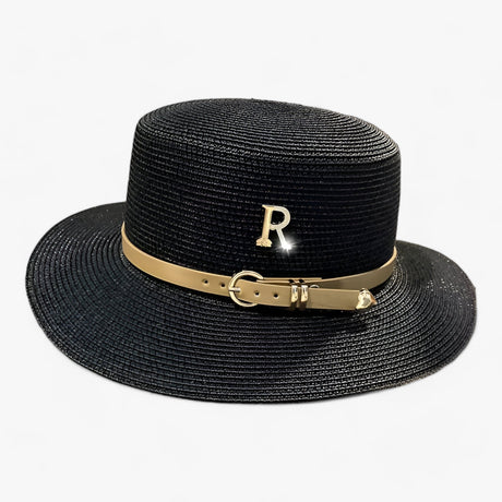 Flat Crown stråhatt – Elegant sommarstil för kvinnor MILA Sverige