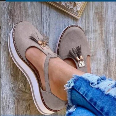 Plattformssandaler för kvinnor-Shoes for Women-bellasverige-Grå-35-Hemnix