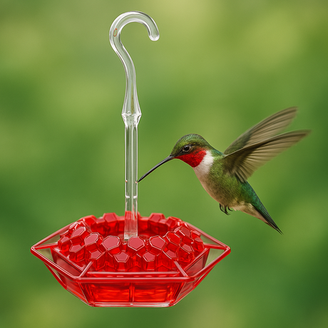 Kolibri Matare Röd Plast Hängande Fågelmatare Carvallo