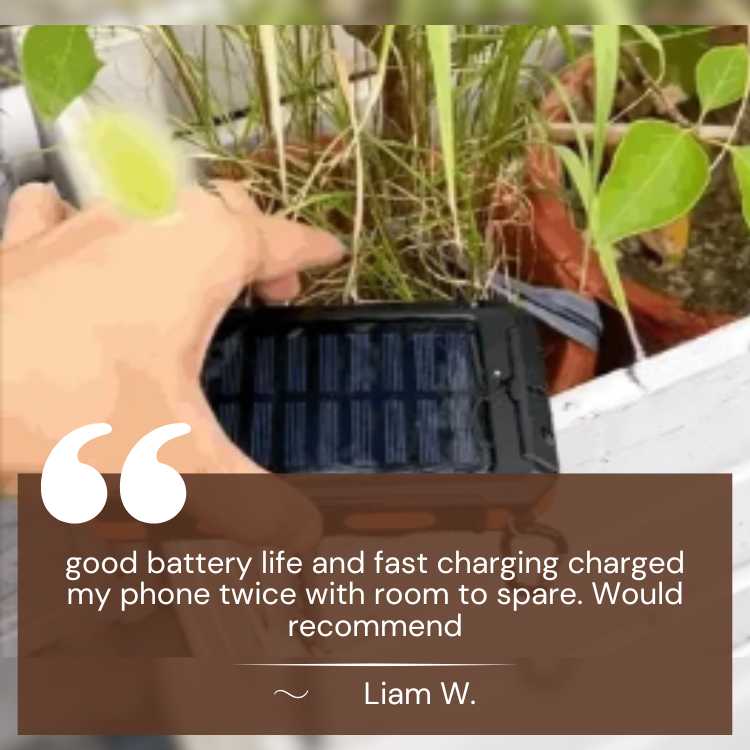 Solenergi Power Bank Vattentålig Bärbar Laddare Carvallo