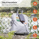 Powerbank Solar Snabbladdning Utomhus Vattentät Carvallo