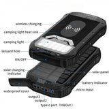 Powerbank Solar Snabbladdning Utomhus Vattentät Carvallo