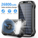 Powerbank Solar Snabbladdning Utomhus Vattentät Carvallo