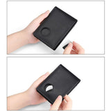 Läderplånbok Slim RFID-blockering med spårning Carvallo