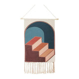 Carvallo – Handvävd Bomullsväggtavla med Geometrisk Design Carvallo