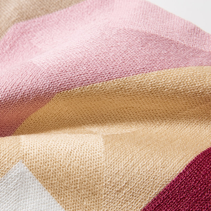 Carvallo Modern Geometrisk Lumbar Kuddeöverdrag Carvallo