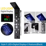 AquaSteel - Modern väggmonterad duschpanel i rostfritt stål MILA Sverige