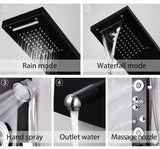 AquaSteel - Modern väggmonterad duschpanel i rostfritt stål MILA Sverige