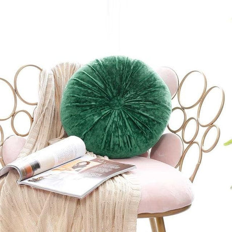 Carvallo Sammet Rund Kudde Carvallo