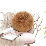 Carvallo Sammet Rund Kudde Carvallo