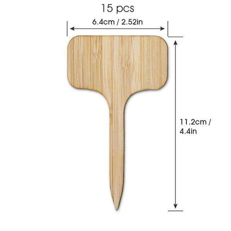 Carvallo – Växtskyltar av bambu för trädgård & dekoration Carvallo