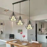 Snygg pendel med järnram – E27-kompatibel, designad för kök och matsalar Carvallo