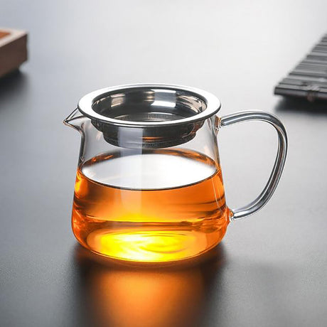 Enkelkopp Glas Teapot – Modern Löst Blad Te Maker Carvallo
