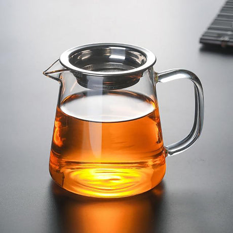 Enkelkopp Glas Teapot – Modern Löst Blad Te Maker Carvallo