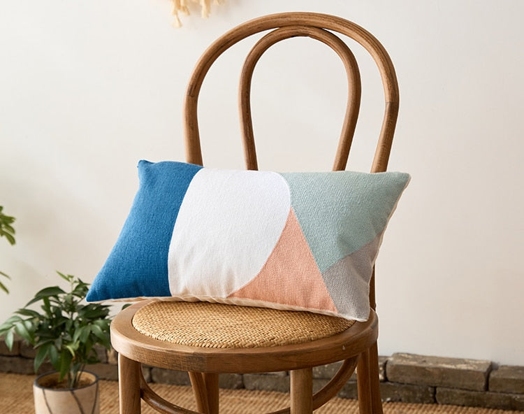 Carvallo Modern Geometrisk Lumbar Kuddeöverdrag Carvallo