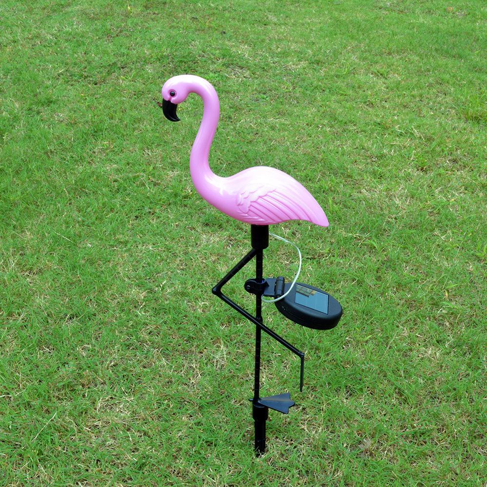 Carvallo - Solcellespotslampa med flamingodesign för utomhusstämning och charme Carvallo
