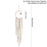 Celestial Macrame Dreamcatcher Vägghängning MILA Sverige