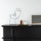 Carvallo – Modern Järn Abstrakt Silhuett Skulptur för Tidlös Elegant Carvallo