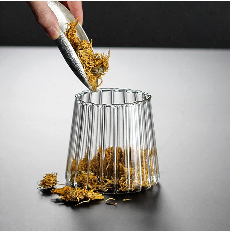 Charm Wave Glasförvaringsbehållare med lock MILA Sverige