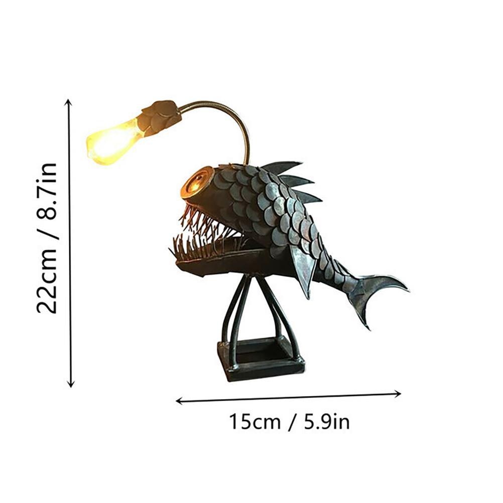 Royallure Angler Fish Lamp – USB Driven LED Nattlampa för Eccentrisk Heminredning Carvallo