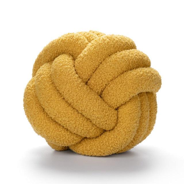Triple Twist bomullsfleecekudde MILA Sverige