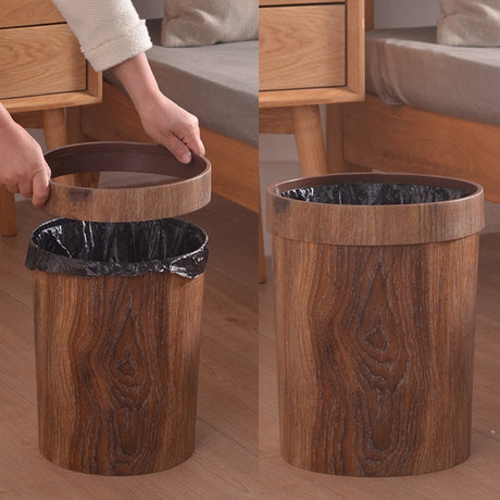 NordicWood - Elegant papperskorg i trä MILA Sverige