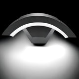 Basil - Krökt Pan Vattentät Utomhus Vägglampa Bar Carvallo