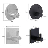 Carvallo – Självhäftande rostfria stål'hakar för badrum, kök och mer Carvallo