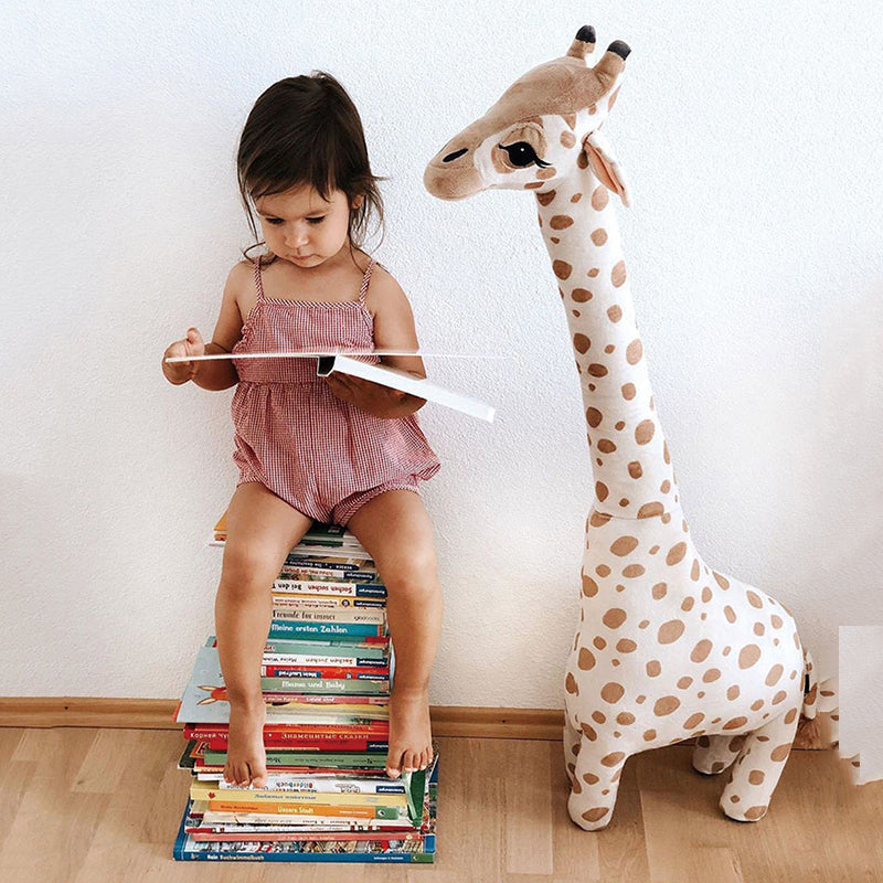 Royaleva Nordisk Stil Giraff Plush - Bedårande Stående Plush Leksak för Barn Carvallo