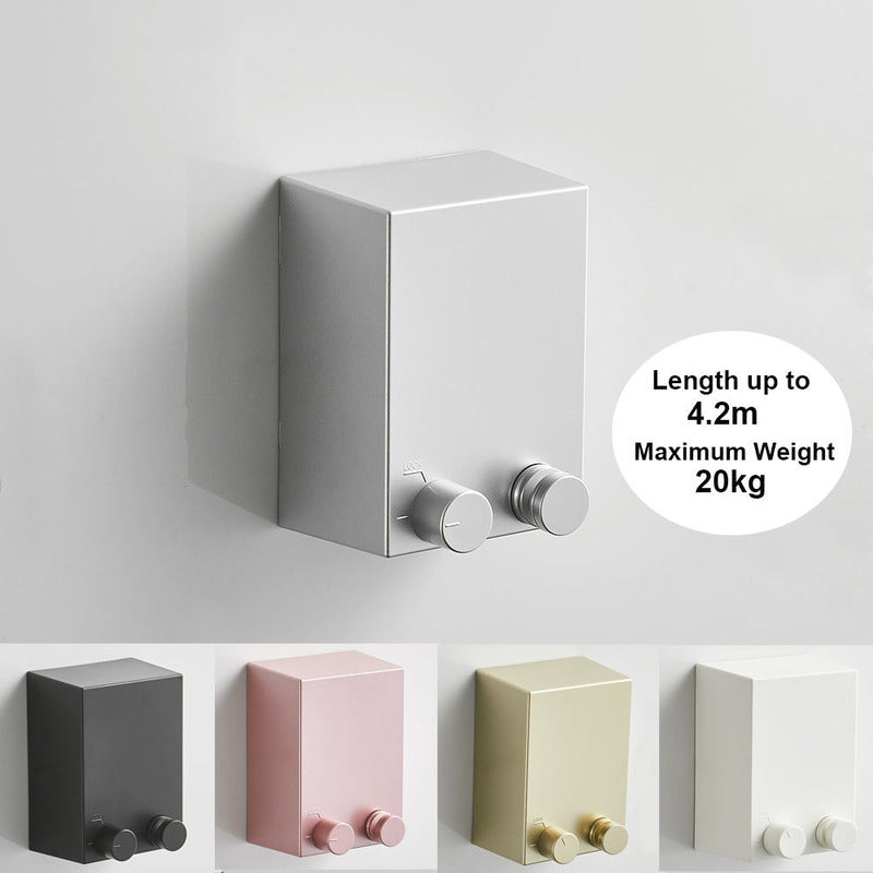 Carvallo tvättlina | Utsträckbar upp till 4,2 m | Montering utan borr | Rostfritt stål – Platsbesparande & Robust Carvallo