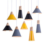 Stilig Trä och Aluminium LED Hängande Lampa – E27 Kompatibel Carvallo