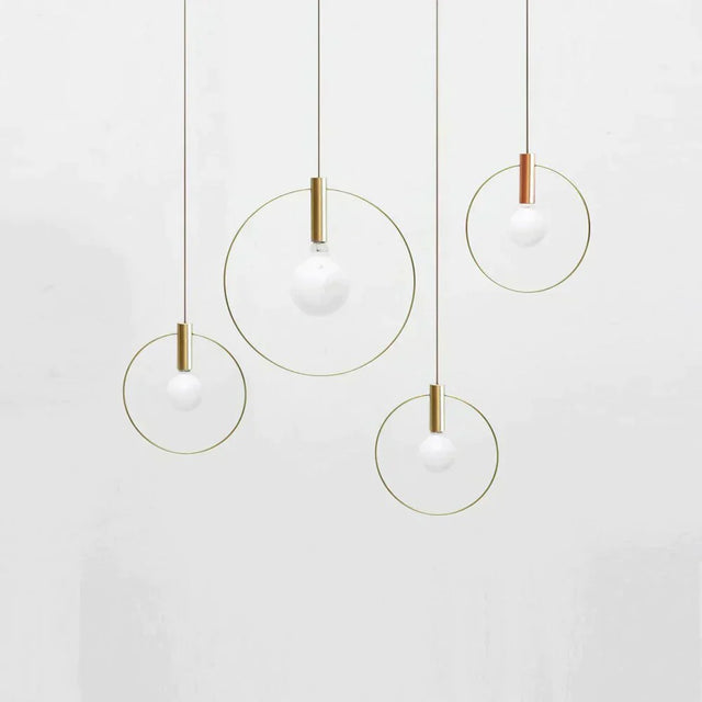 Skandinavisk Ring Hänglampan – Snygg Industriell Stil Carvallo