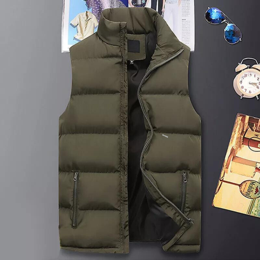 Ärmlös vadderad pufferjacka för herrar-Hemnix-Hemnix